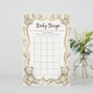 Baby Shower Bingo Game