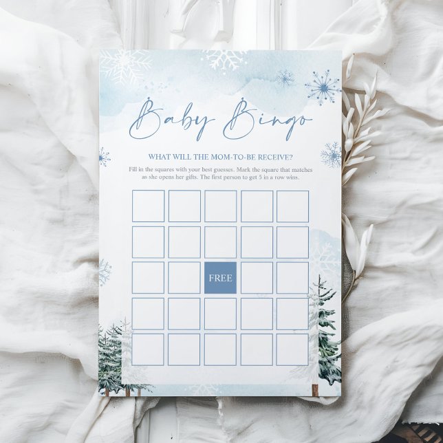  Baby Shower Bingo Game Winter  (Creator Uploaded)