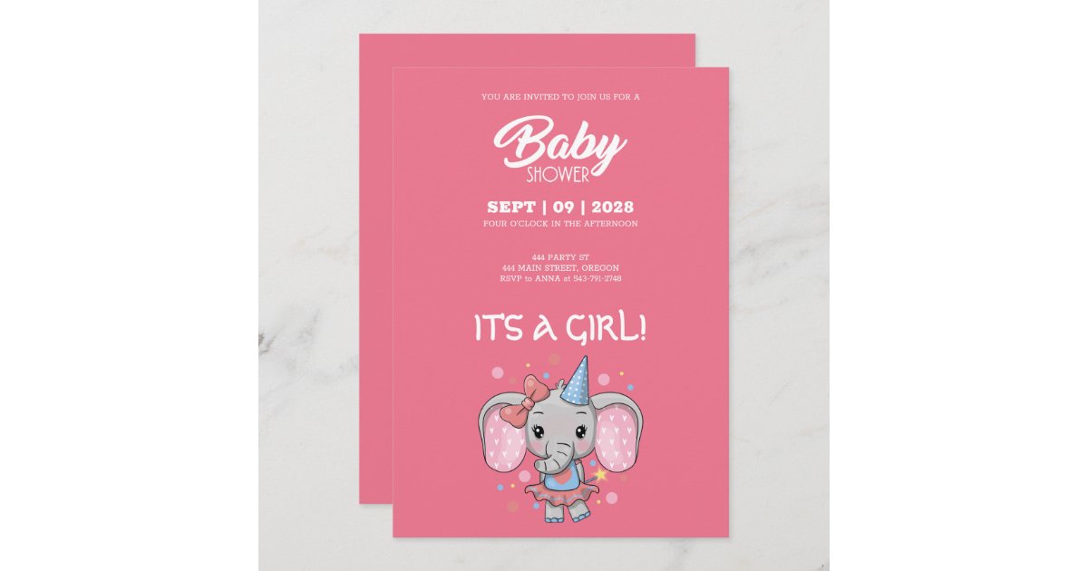 BABY SHOWER BIRTHDAY PARTY NEW BORN INVITATION | Zazzle.com