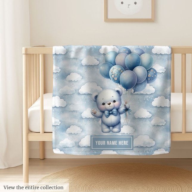 Baby Shower Blanket Gift Bearly Wait Teddy Bear (Baby Shower Blanket Gift Bearly Wait Teddy Bear)