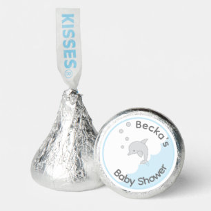 Baby Shower Blue Dolphins in a Bubble Hershey®'s Kisses®