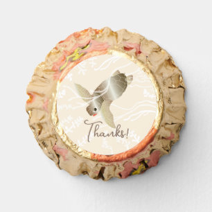 Baby Shower, Blue Sea Turtle Labels Reese's Peanut Butter Cups