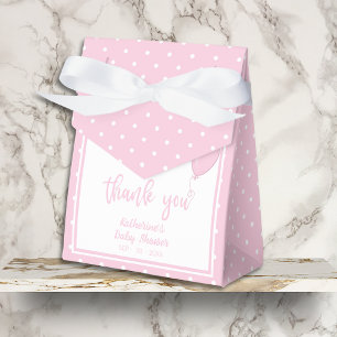 Baby Shower BOHO Baby Girl Pastel Pink Favor Boxes
