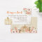Baby Shower Book Request Gold Glitters Pumpkin