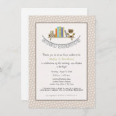 Baby Shower Book Themed Unisex Invitation (Front/Back)