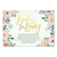 Baby Shower Books for Baby / Bring a book Request Card