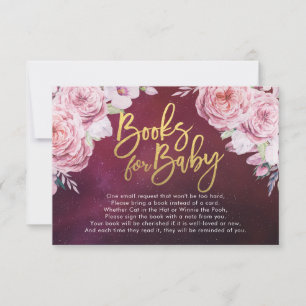 Baby Shower Books for Baby / Bring a book Request Invitation