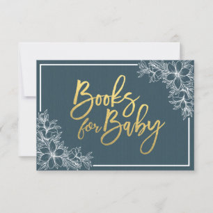 Baby Shower Books for Baby / Bring a book Request Invitation
