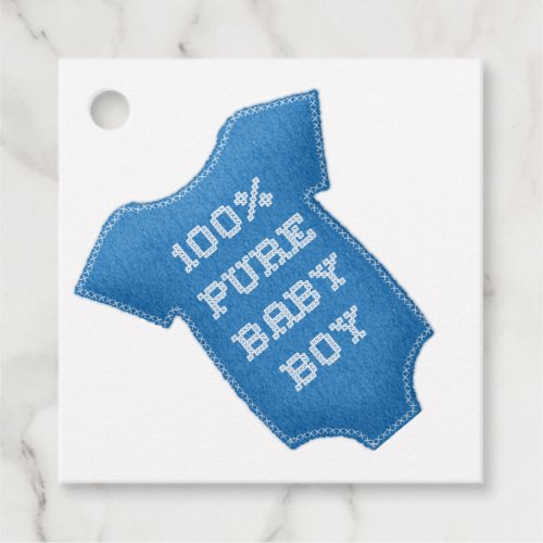 Baby Shower Boy Favor Tags