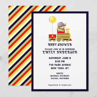 Baby Shower Boy Invitation