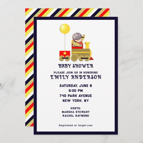 Baby Shower Boy Invitation