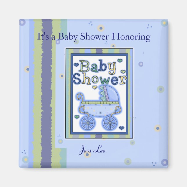 Baby Shower Boy Magnet (Front)