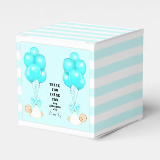 Baby Shower Boy Twins Favor Boxes