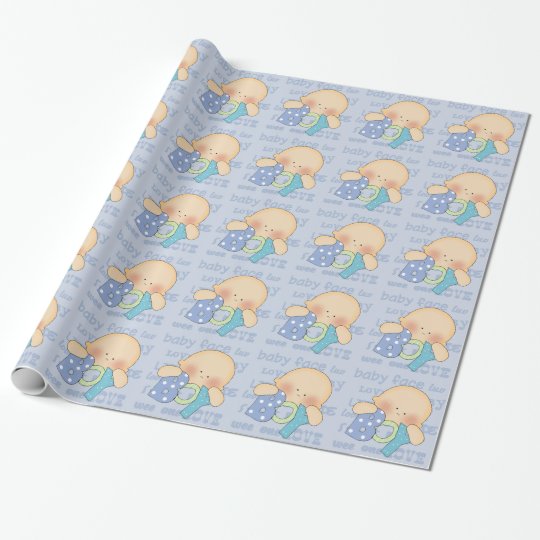 Baby Shower boy wrapping paper