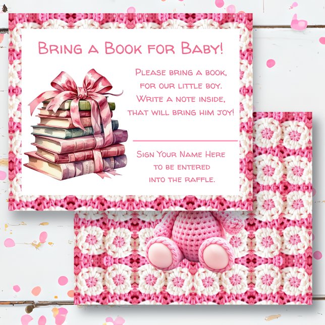 Baby Shower Bring a Book for Baby Flyer (Creator Uploaded)