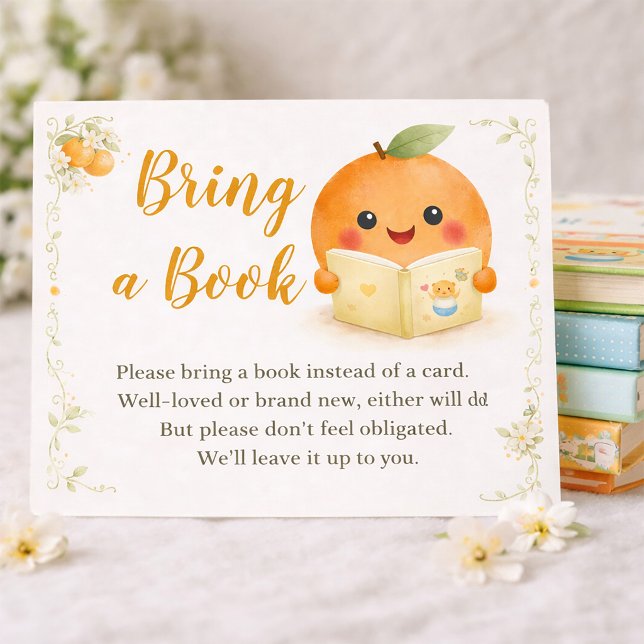 Baby Shower Bring A Book Instead of a Card  (Creator Uploaded)
