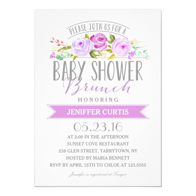 Baby Shower Brunch | Baby Shower Invitation