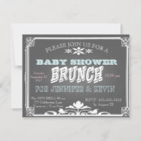 Baby Shower | BRUNCH | Chalkboard Invitation