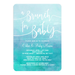 Brunch Baby Boy Shower Invitations Zazzle Brunch Baby Boy Shower Invitations Zazzle
