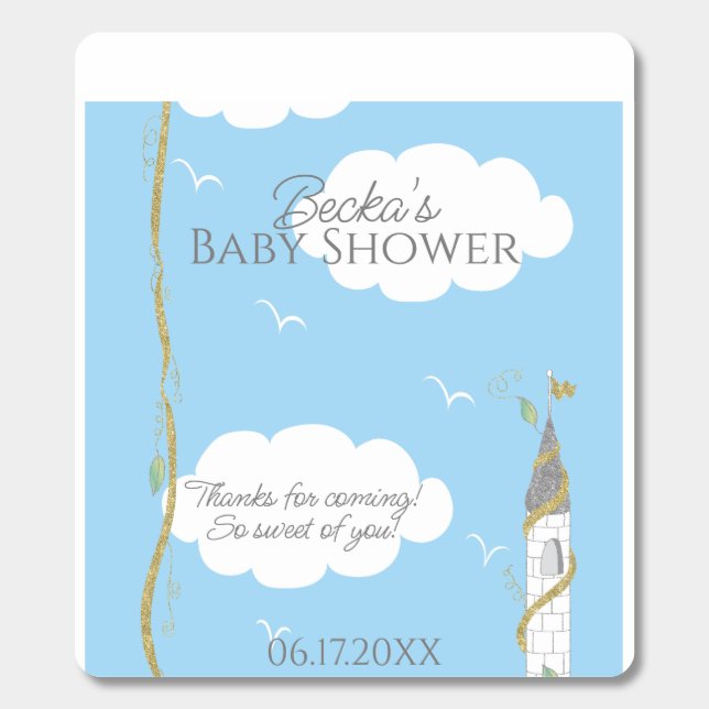 Baby Shower Build a Library Breath Savers® Mints (Sticker)