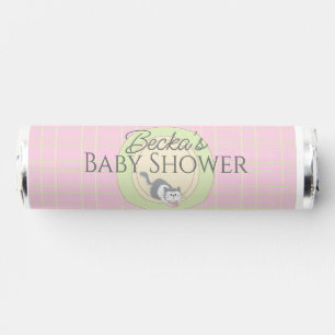 Baby Shower Build a Library Pink Breath Savers® Mints