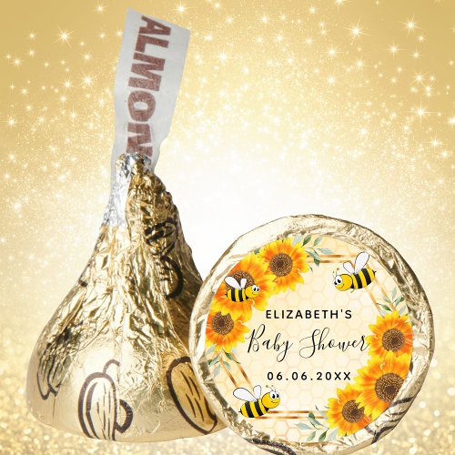 Baby shower bumble bee honeycomb sunflowers hersheys kisses