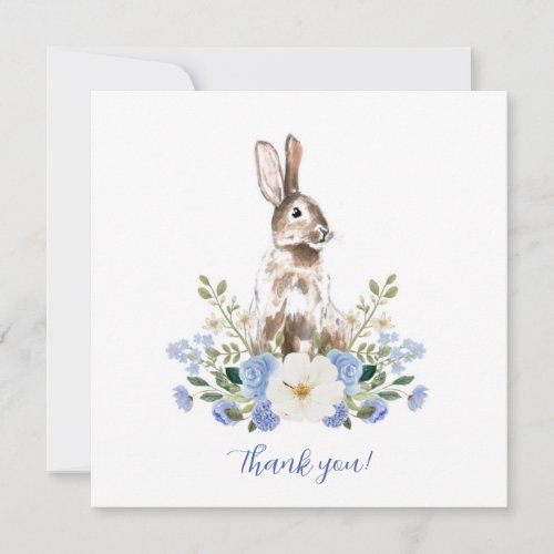 Baby Shower Bunny Thank You Cards