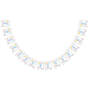Baby Shower Bunting Banner