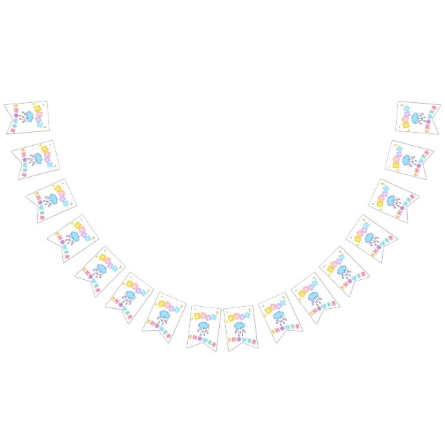 Baby Shower Bunting Banner (All)