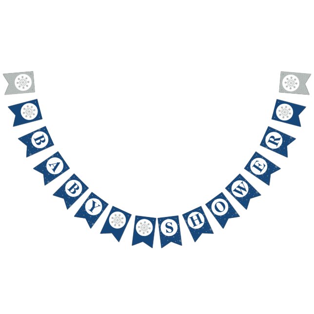 Baby Shower Bunting Flags - Boy Babyshower (All)