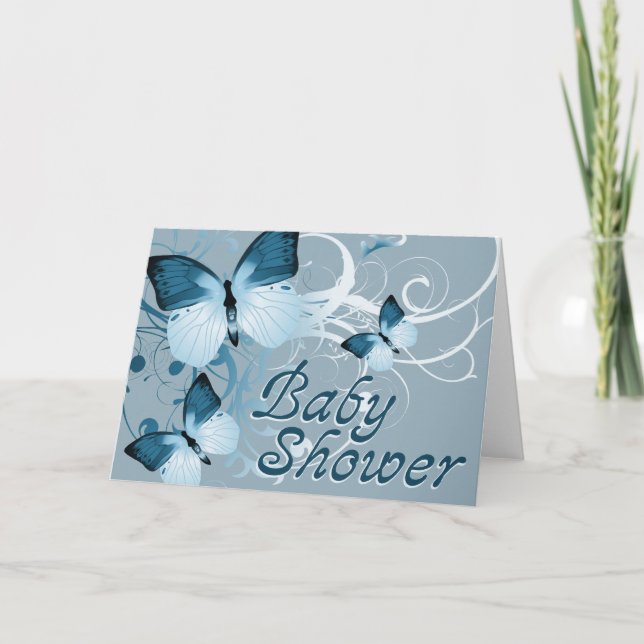 Baby Shower : Butterflies : Invitation (Front)