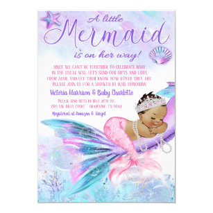 ethnic mermaid baby shower decorations