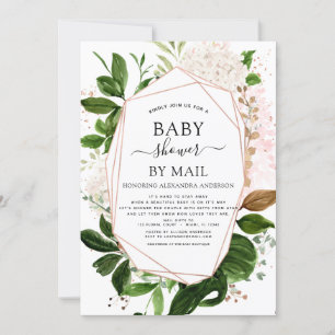 Baby Shower by Mail Greenery Botanical Invitation