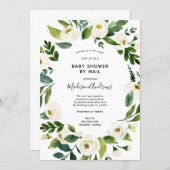 Baby Shower by Mail Greenery invitation (Front/Back)