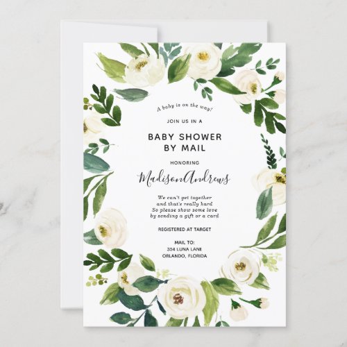 Baby Shower by Mail Greenery invitation