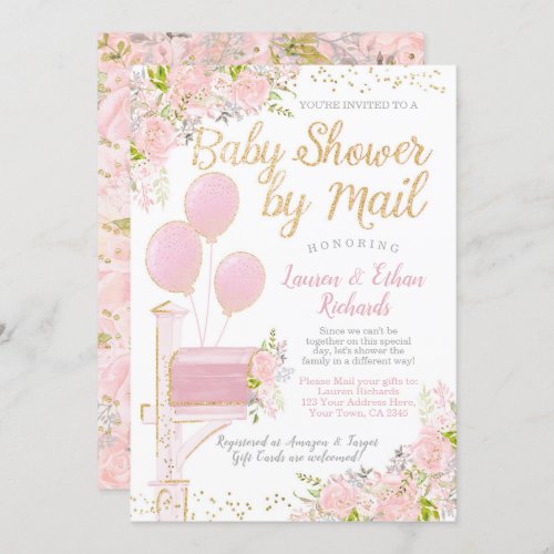 Baby Shower by Mail Invitation