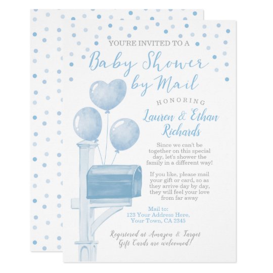 Baby Shower by Mail Invitation