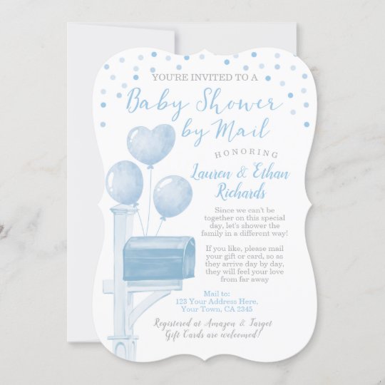 Baby Shower by Mail Invitation