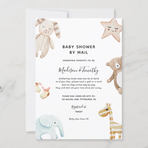 Baby Shower by Mail invitation