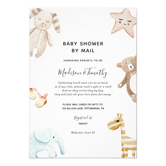Baby Shower by Mail invitation
