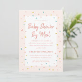 Baby Shower by mail invitation (Standing Front)