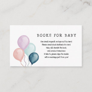 Baby Shower by Mail Send a Book Enclosure Card