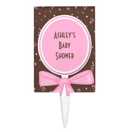 Baby Shower Cake Toppers for Girls