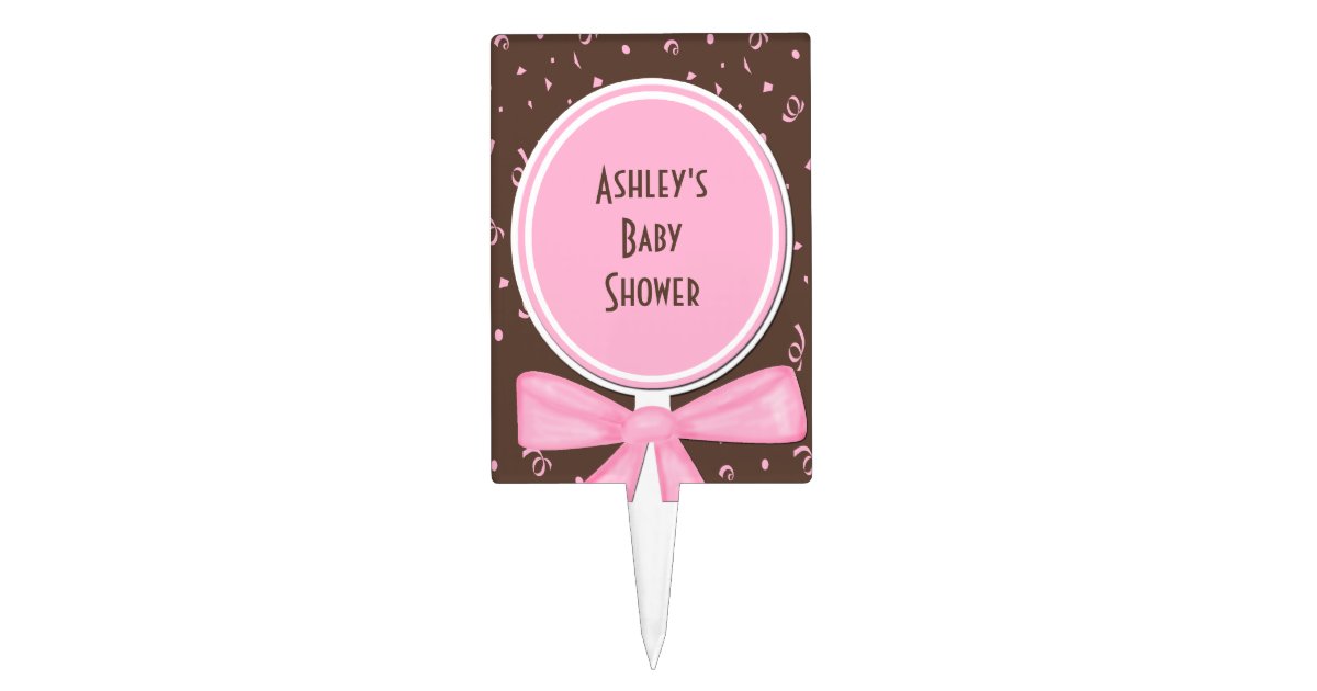 Baby Shower Cake Toppers for Girls