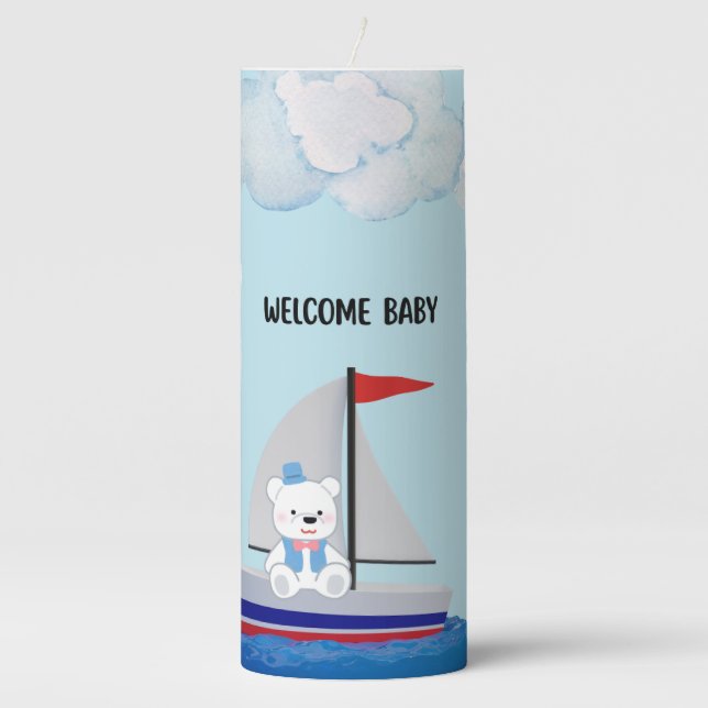 Baby Shower Candle Favor (Front)