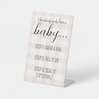 Baby Shower Candy Bar Sign