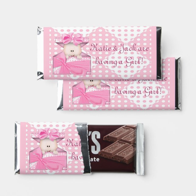 Baby Shower Candy Bar Wrapper Party Favor (Front)
