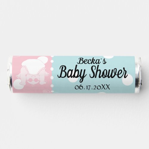 Baby Shower Candy Roll of Mints Peek_a_Boo