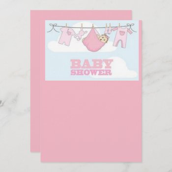 Baby Shower Card by CREATIVEPARTYSTUFF at Zazzle