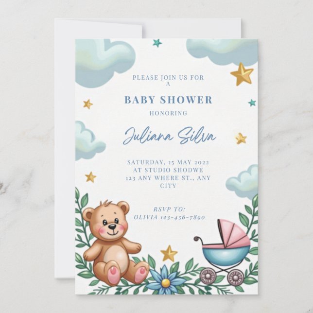 baby shower card  (Front)